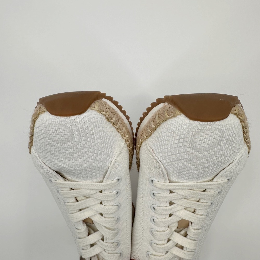 Steven by Steve‎ Madden Espadrille White Sneaker Like New Size 9 - Picture 5 of 9